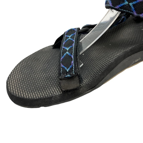 TEVA Ankle Strap Hiking Camping Fishing Sandals Black Purple Blue Men's Dad  11 - Picture 11 of 16